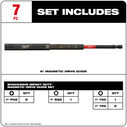 SHOCKWAVE Impact Duty Magnetic Drive Guide Set, 7 Piece image number 1